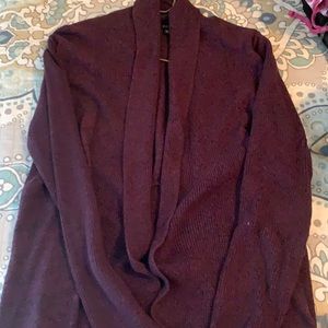 Purple cardigan